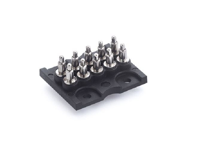 Double-head 10 pin Pogo Pin plated connector Double-head 10 pin Pogo Pin plated connector