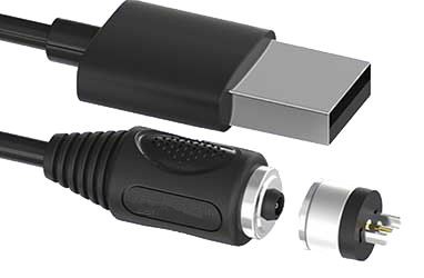 Ceanglóir Bioráin Pogo Fireann-baineann Óirphlátáilte