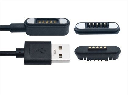 Cónascaire Muirearú Bioráin Pogo Maighnéadach 5Pin