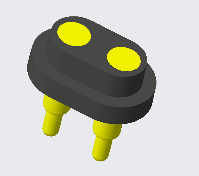 Ceanglóir PogoPin uiscedhíonach 2Pins