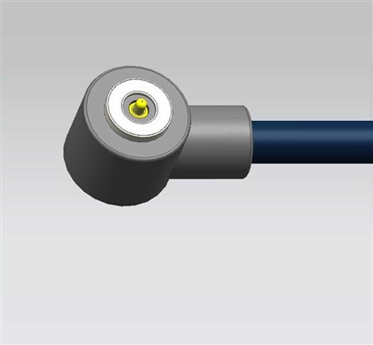 Singil-PIN Babhta Ar Dheis-Cábla Maighnéadach Uillinn
